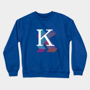 Letter K Crewneck Sweatshirt